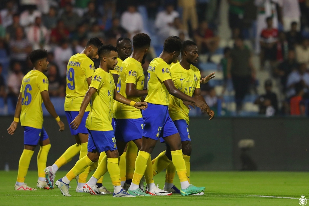 النصر يبدأ مشواره الآسيوي بشباب الأهلي الإماراتي