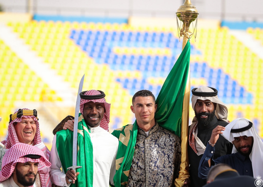 رونالدو يحتفل بيوم التأسيس