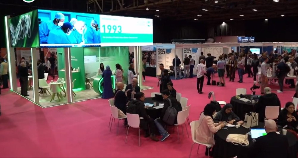 جانب من فعاليات مؤتمر جمعية التعليم الصحي في أوروبا (AMEE)- اليوم