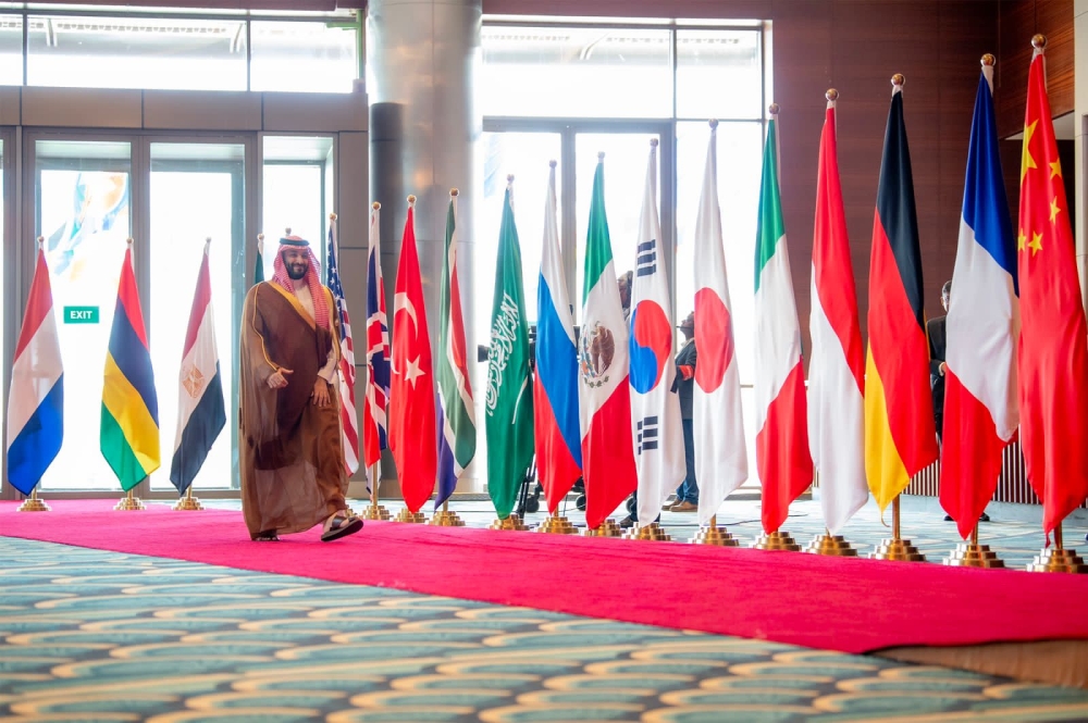 ولي العهد يصل مقر انعقاد قمة مجموعة العشرين - واس