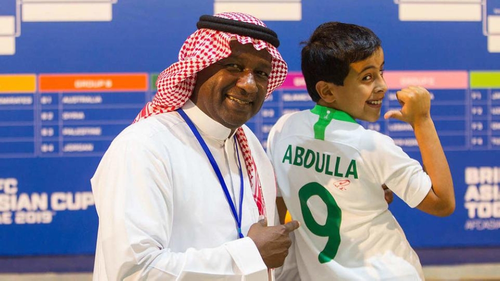 ماجد عبدالله في صدارة هدافي السعودية أمام كوريا