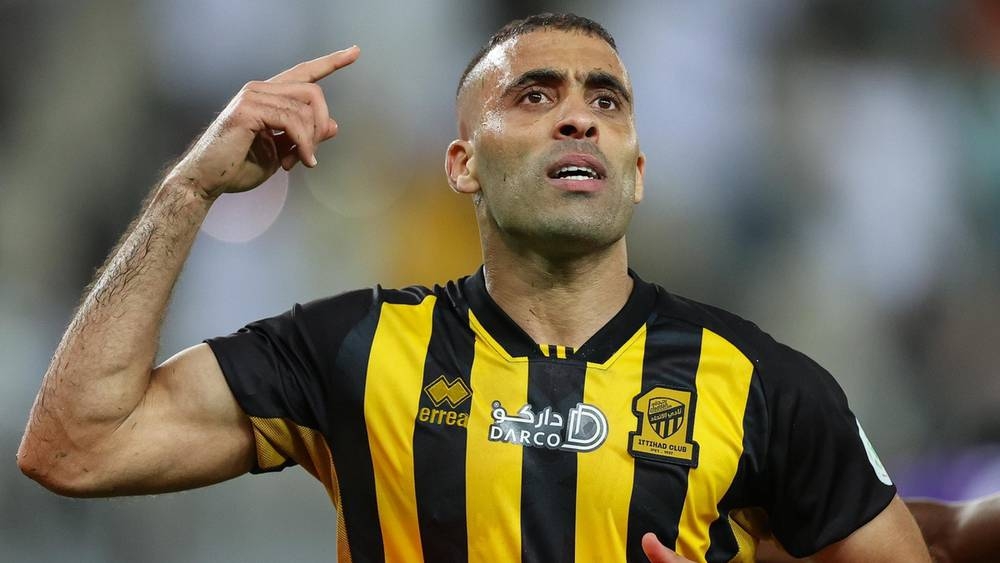 7 مباريات يغيب فيها حمدالله عن الاتحاد