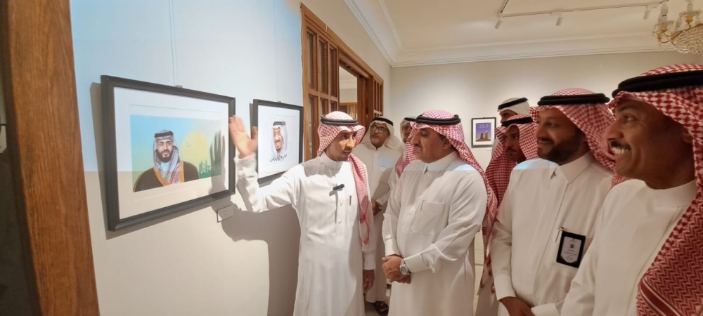 معرض كاريكاتير دولي في الأحساء احتفالًا باليوم الوطني
