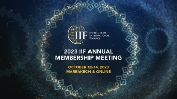 الاجتماع سيُعقد بمراكش يومي 12 و14 أكتوبر المقبل - موقع Institute of International Finance