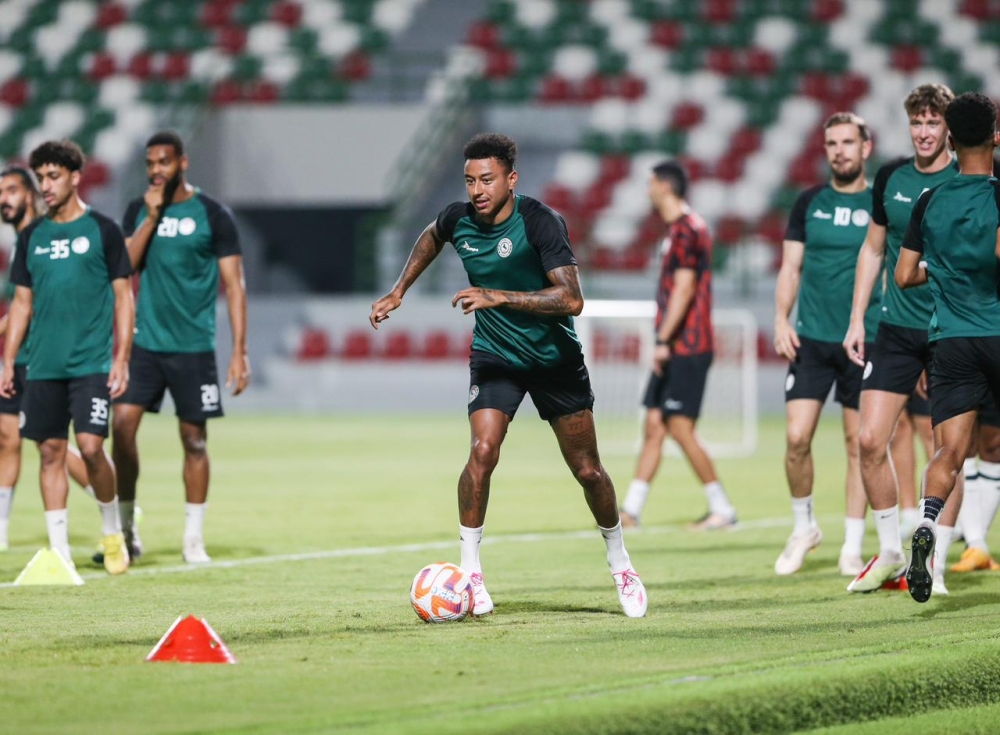 لينغادر يظهر بتدريبات الاتفاق قبل مواجهة الأهلي