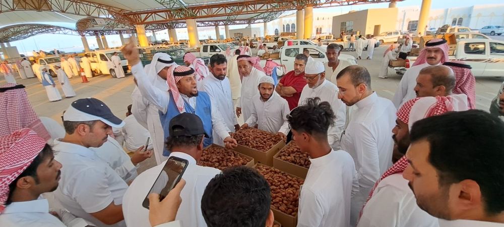 ارتفاع مبيعات مزاد موسم الصرام 2023، الذي يقام في مدينة الملك عبدالله للتمور بالأحساء - اليوم