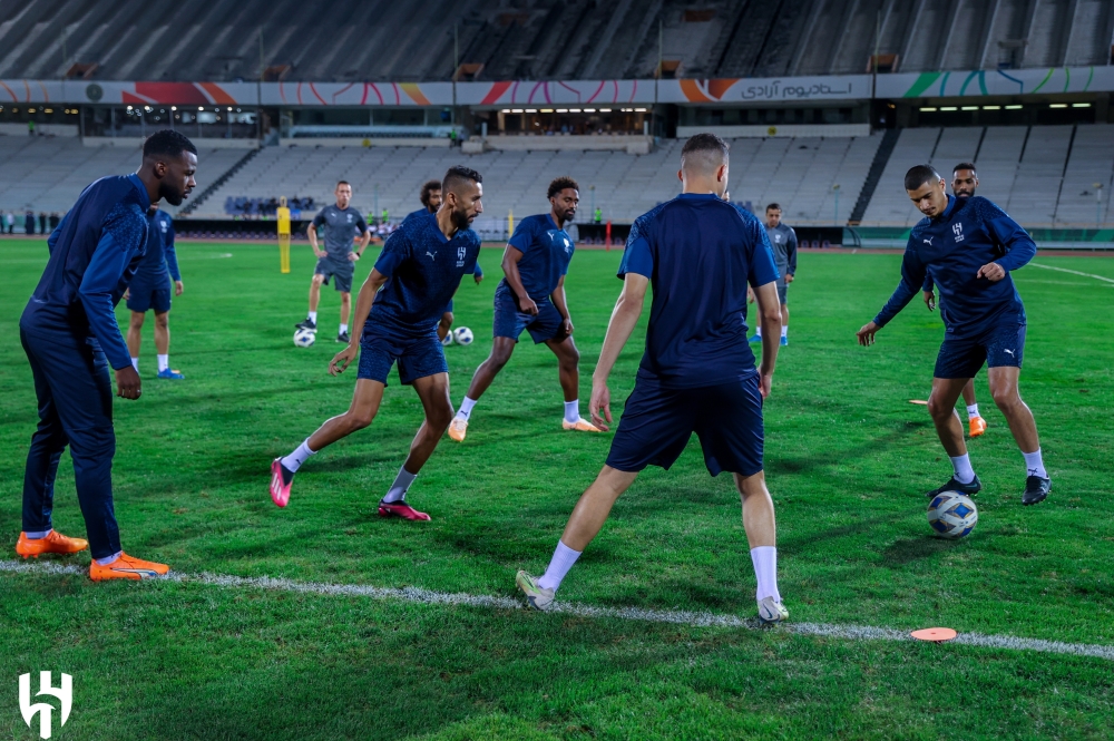 الهلال ينهي استعدادته لمواجهة ناساجي الايراني