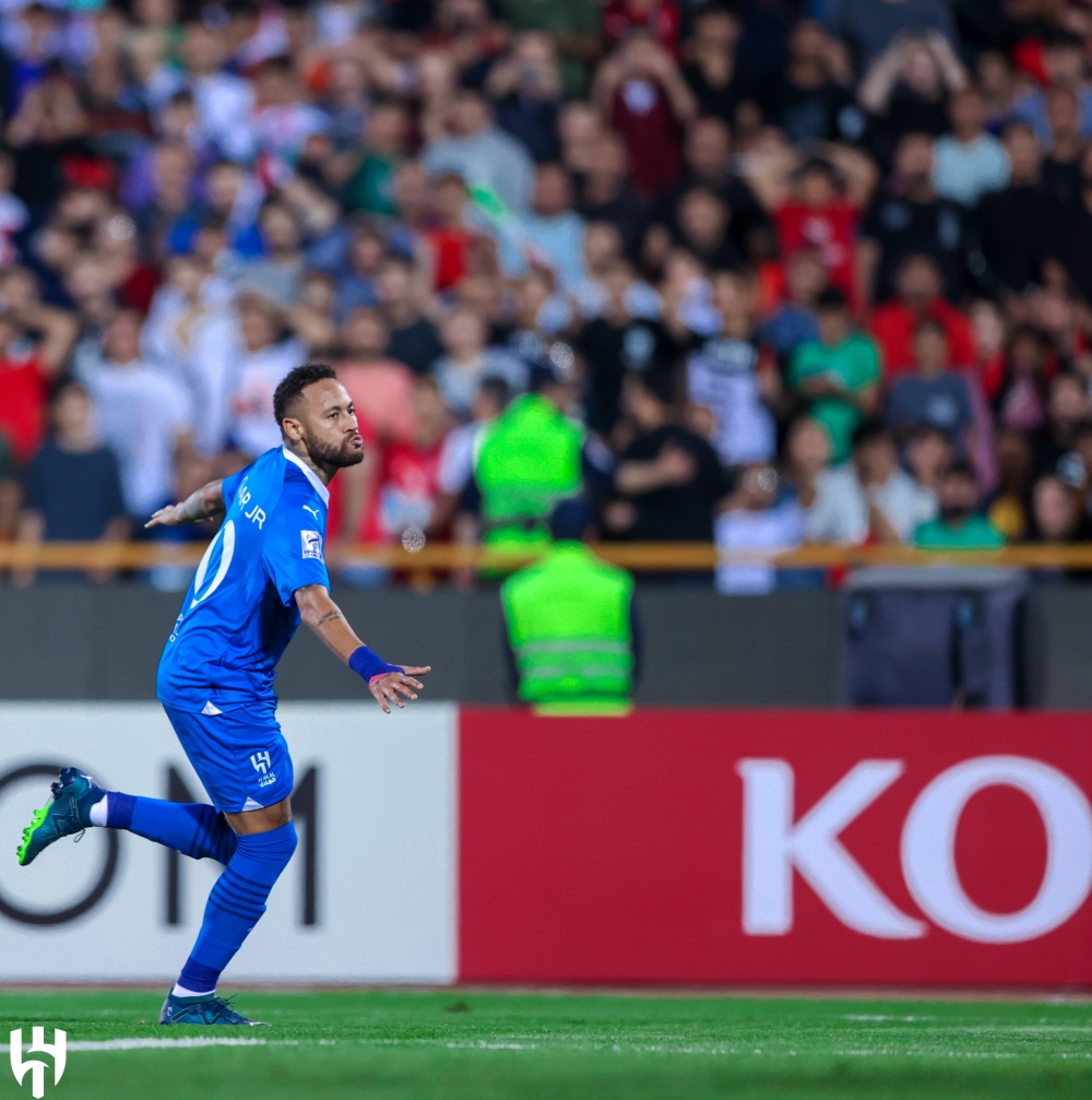 نيمار يسجل أول أهدافه مع الهلال