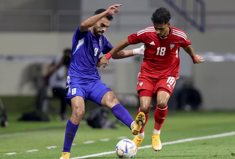 الإمارات تهزم الكويت بهدف وديا
