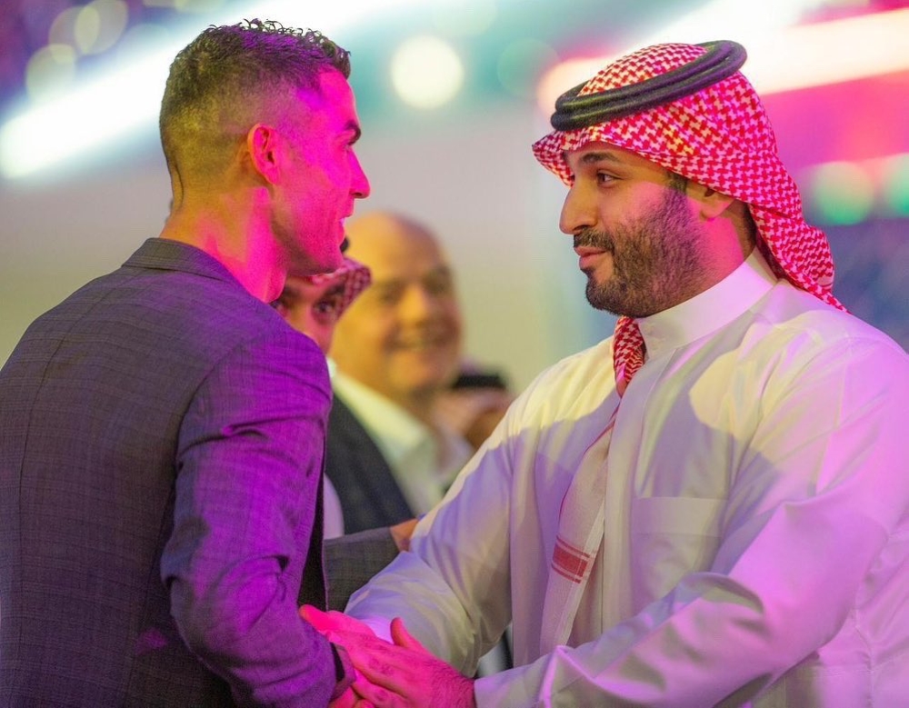 رونالدو: شرف لي مقابلة ولي العهد