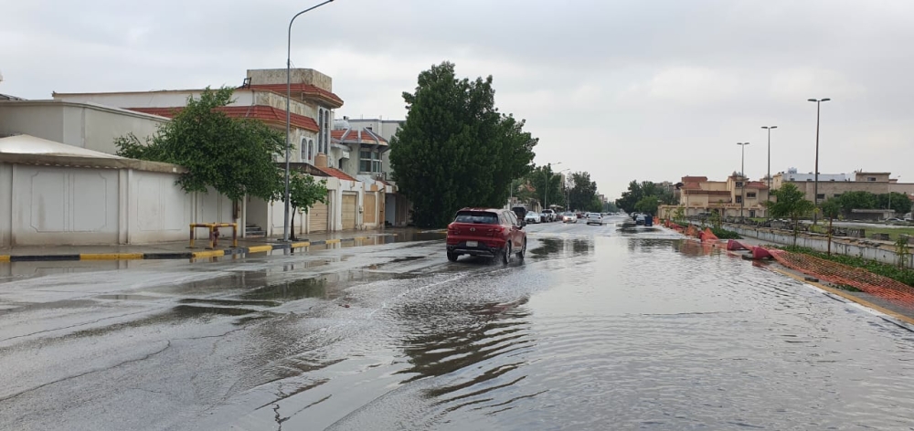 صور.. أمطار غزيرة على الشرقية تستمر حتى المساء