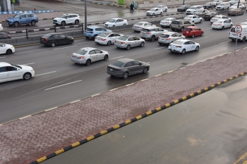 صور.. أمطار غزيرة على الشرقية تستمر حتى المساء