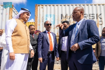 جرى خلال اللقاء بحث العلاقات الثنائية بين البلدين وسبل تطويرها في مجالات الخدمات اللوجستية - واس