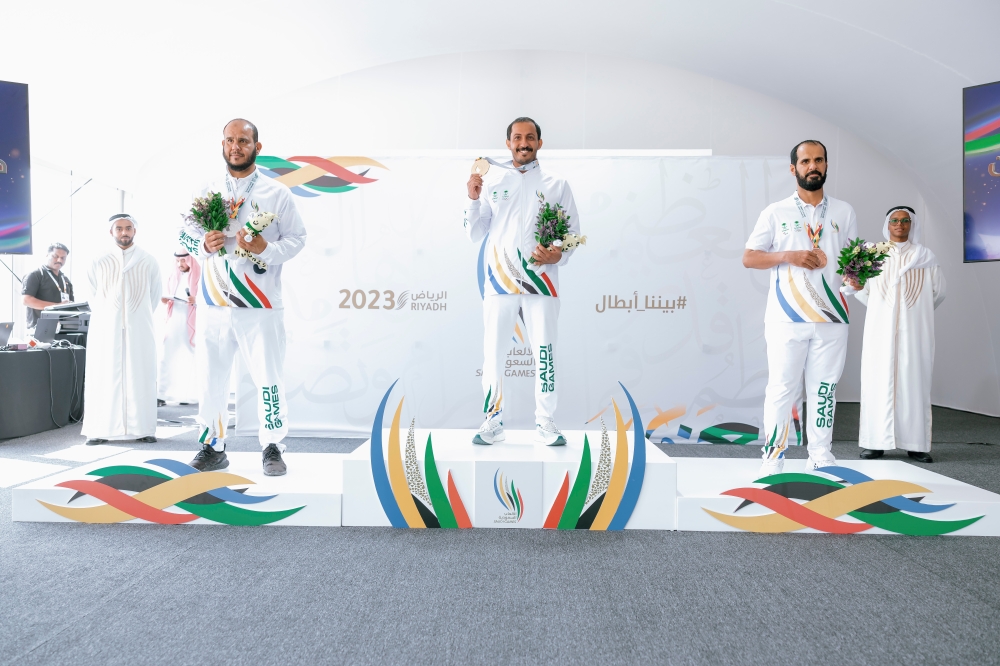الألعاب السعودية.. الذهبية الأولى .. وتأهل رباعي في طائرة الرجال