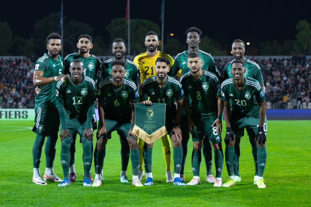 المنتخب السعودي يتقدم مركزاً في تصنيف فيفا لشهر نوفمبر