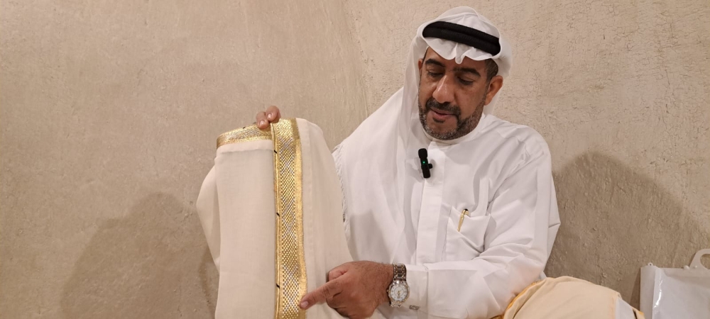 حبيب بو خضر، المختص في خياطة البشوت- اليوم