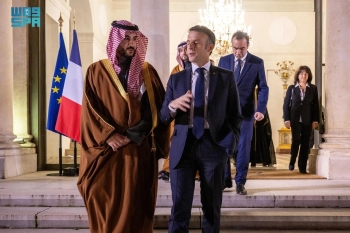 سمو وزير الدفاع يلتقي الرئيس الفرنسي في باريس - واس