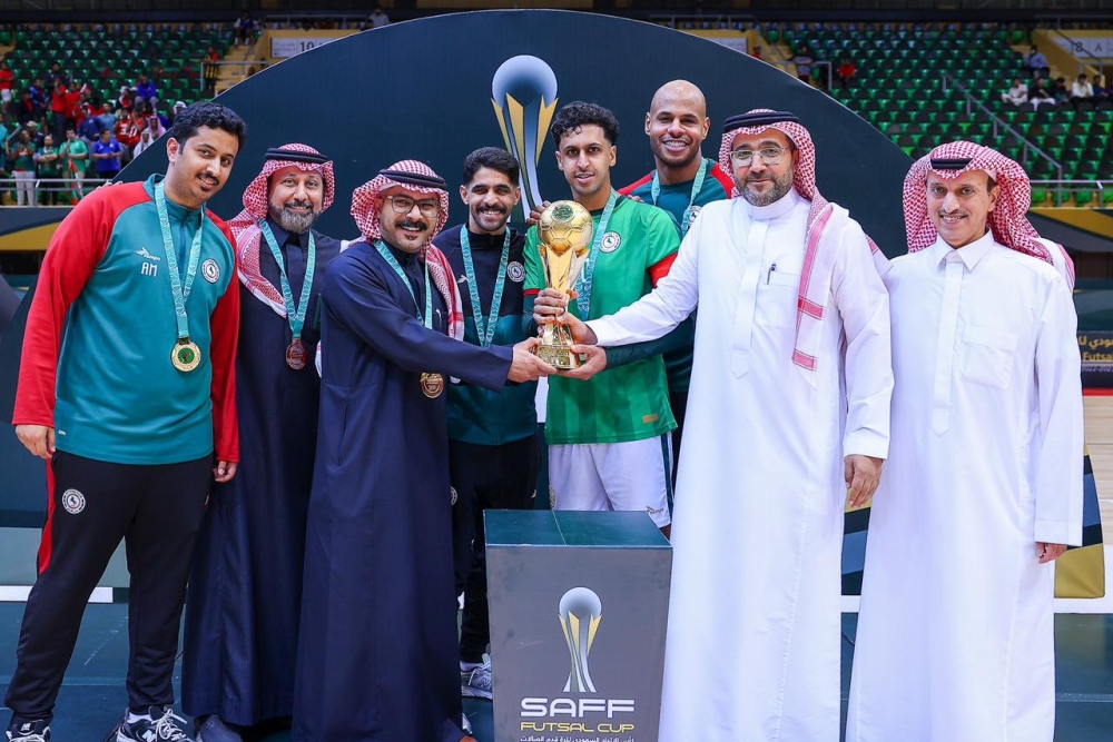 الاتفاق يتوج بكأس الاتحاد السعودي لكرة قدم الصالات