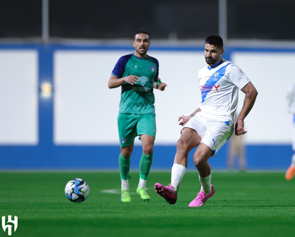 الهلال يفوز بثلاية ودياً على الشعلة