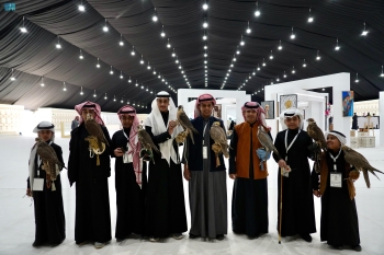 مهرجان الصقور في طريف يخصص عدة فعاليات للصغار- واس