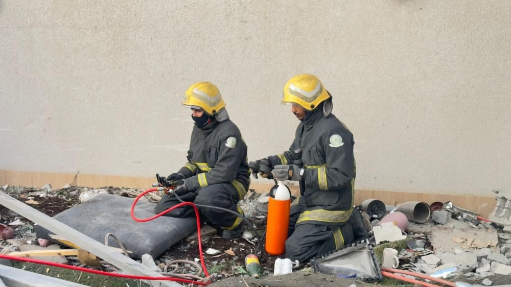 إصابة شخصين في اشتعال لحظي بمنزل بالخبر
