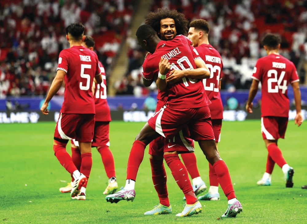 منتخب قطر يتفوق تاريخيًا على فلسطين