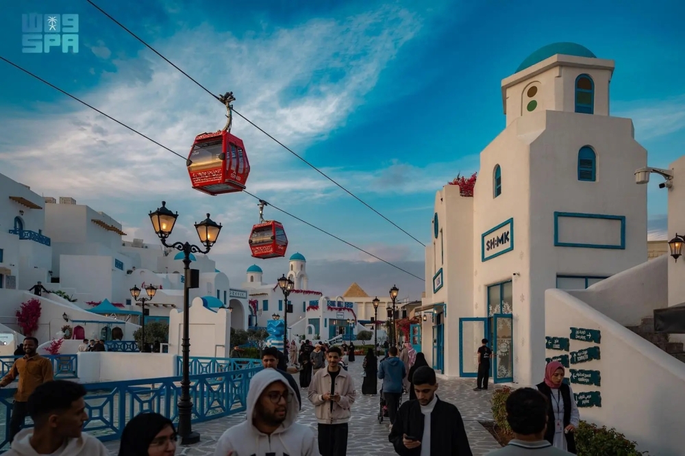 تلفريك بوليفارد وورلد.. رحلة عالمية في سماء الرياض