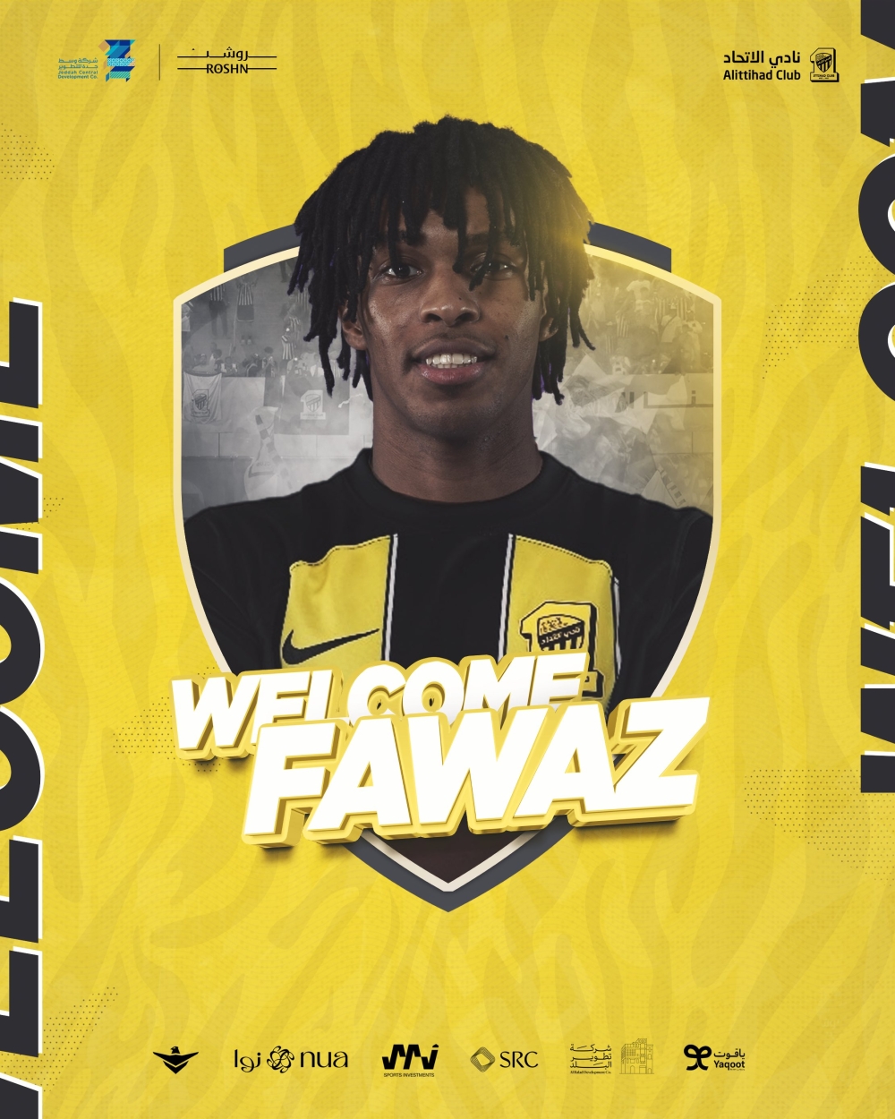 الاتحاد يعلن التعاقد مع فواز الصقور
