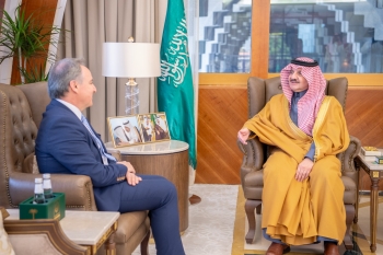 خلال اللقاء مع سفير جمهورية اليونان لدى المملكة - اليوم