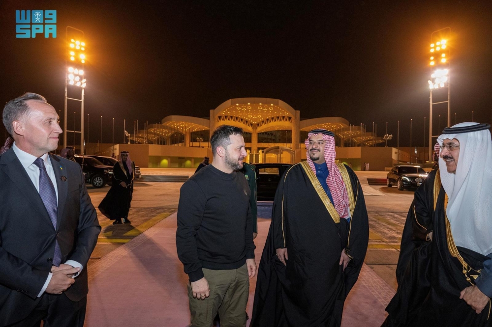 الرئيس الأوكراني يغادر الرياض - واس