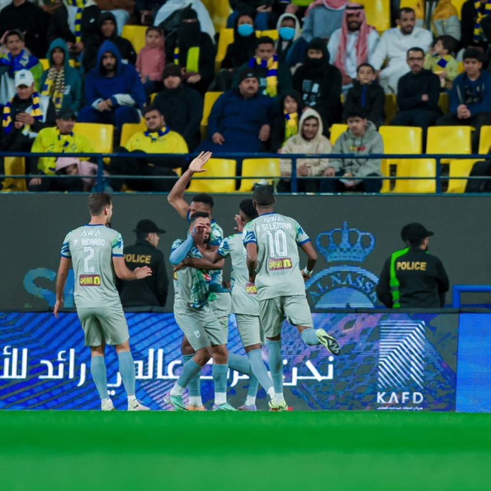 غاب رونالدو .. فتعثر النصر بالتعادل مع الحزم