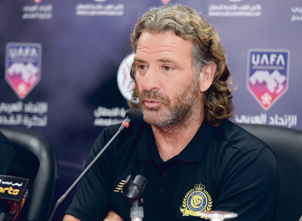 مدرب الحزم يعلق على التعادل أمام النصر وغياب رونالدو