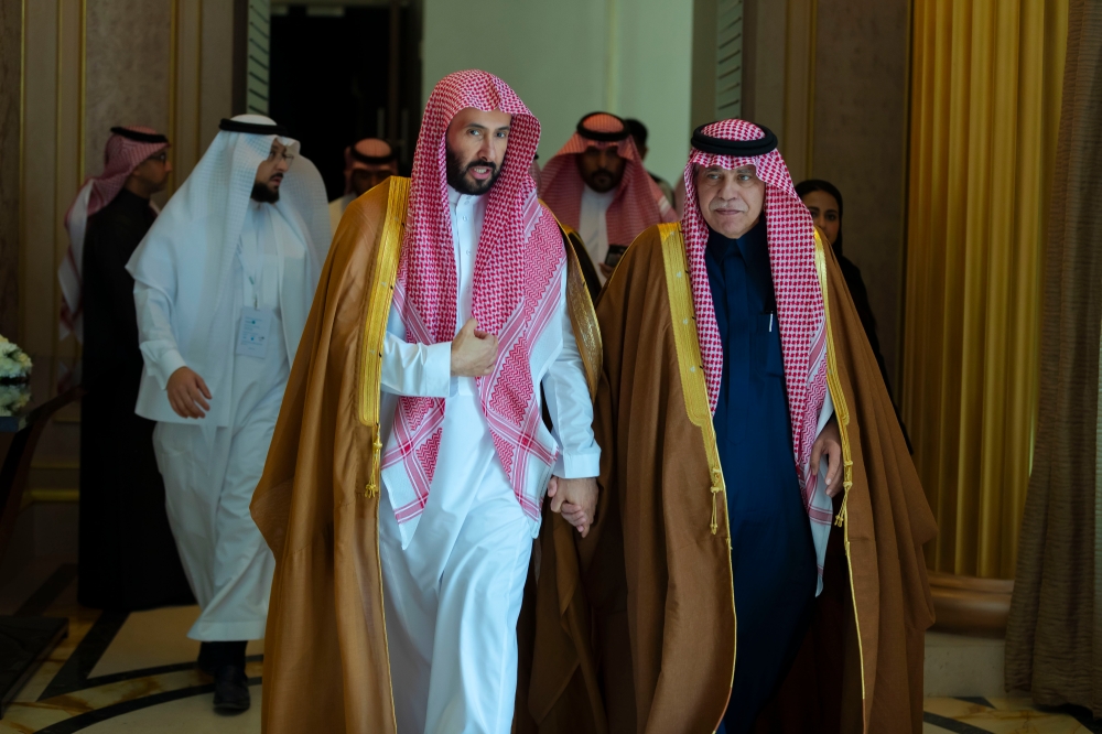 وزير العدل خلال مشاركته في المؤتمر السعودي الثالث للتحكيم التجاري - اليوم 