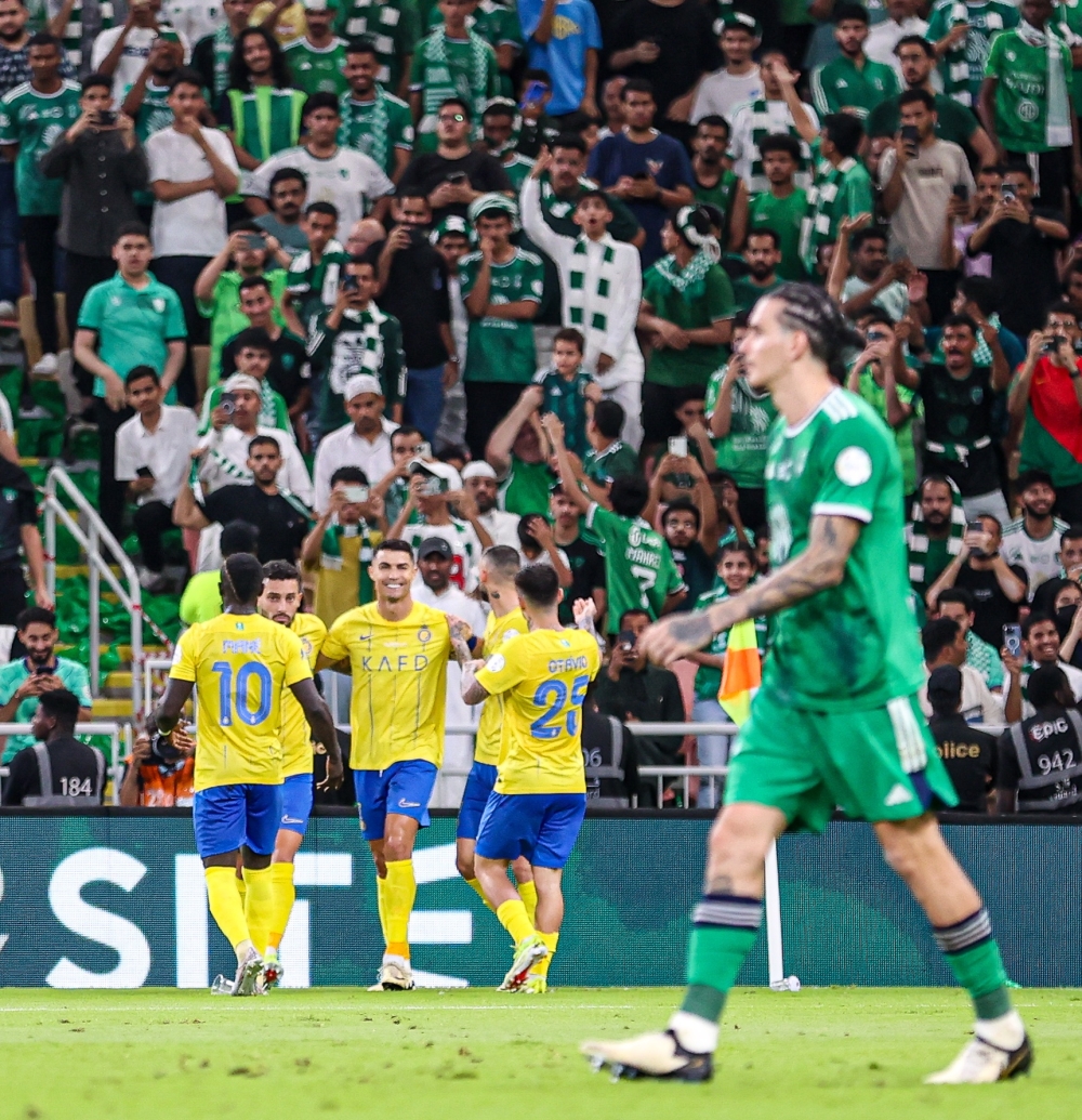 رونالدو يقود النصر لحسم الكلاسيكو على حساب الأهلي