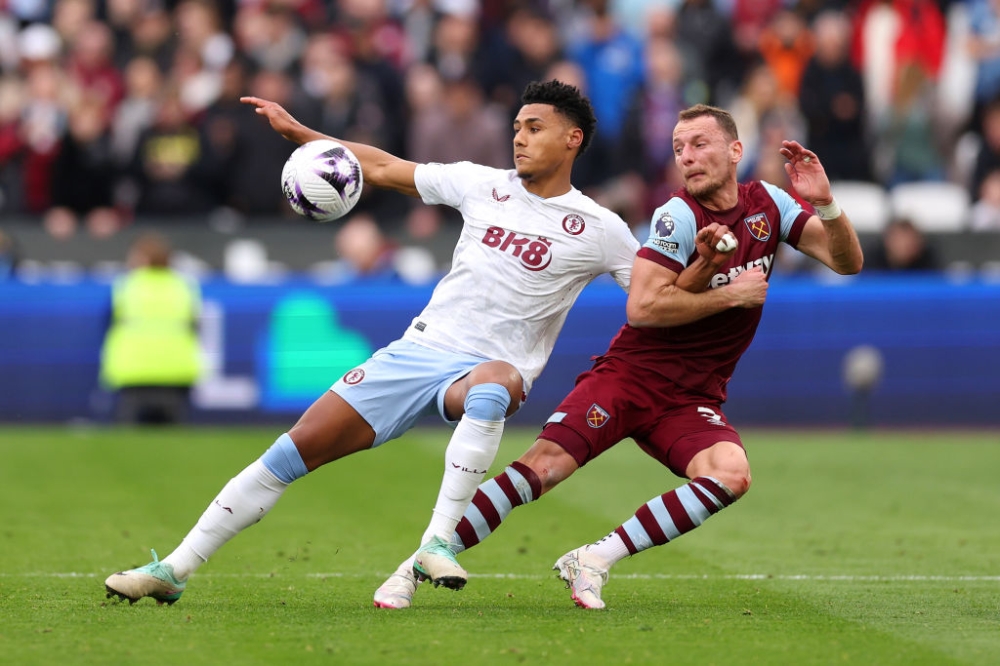 أستون فيلا يفرض التعادل على ويستهام بالدوري الإنجليزي