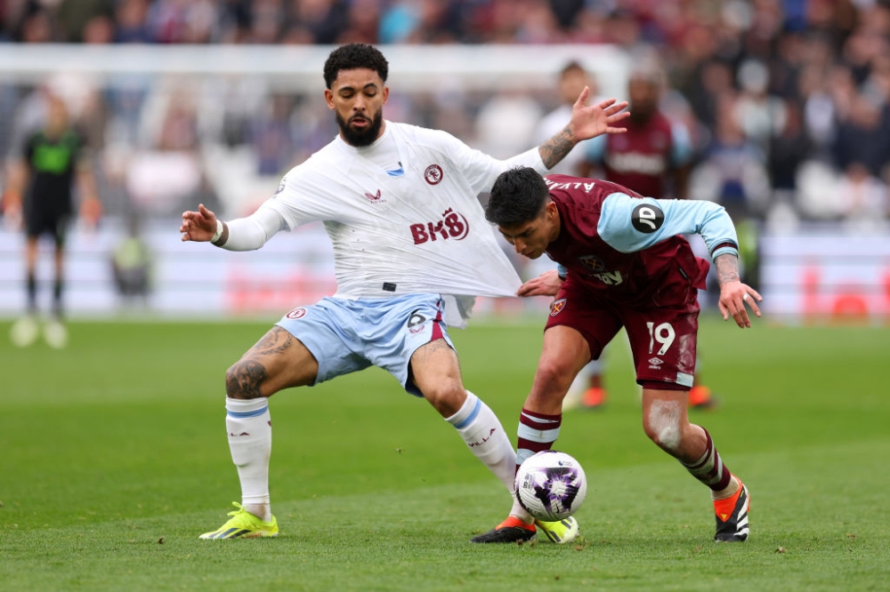 أستون فيلا يفرض التعادل على ويستهام بالدوري الإنجليزي