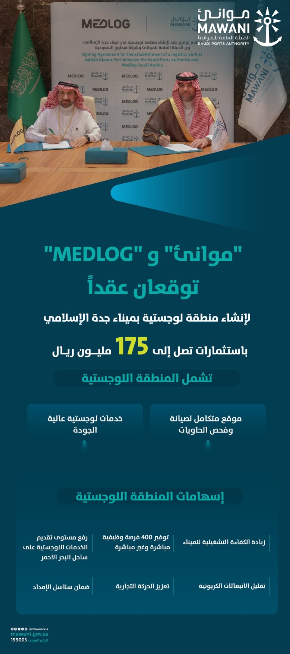 إنشاء منطقة لوجستية متكاملة بميناء جدة الإسلامي