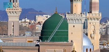 قباب المسجد النبوي.. ضخامة الإنشاء وسهولة الحركة - واس