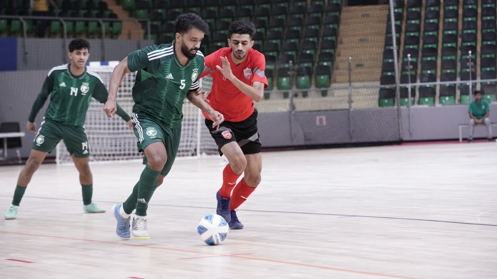 أخضر الصالات يفوز على البحرين ودياً