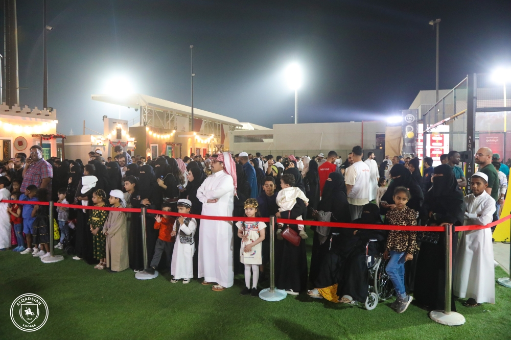 نجاح كبير لفعالية القرقيعان بموسم القادسية الرمضاني