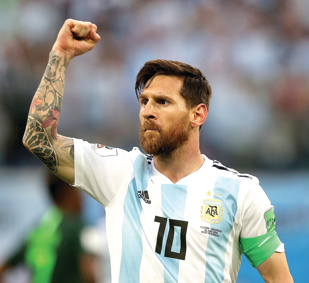 ليونيل ميسي: هزيمتنا أمام الأخضر في كأس العالم 'قاسية'