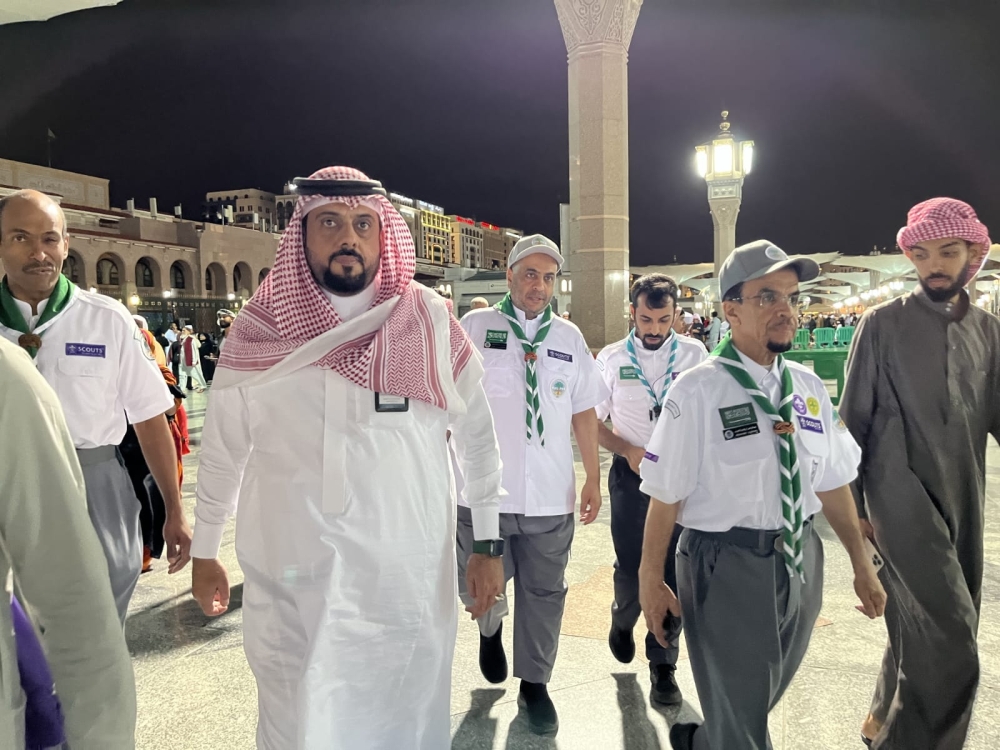 جهود كبيرة من الكشافة لخدمة زوار المدينة المنورة- اليوم 