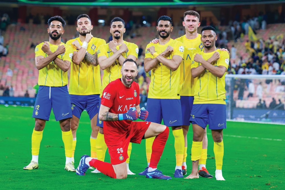 تشكيل النصر لمواجهة أبها في روشن.. رونالدو في الهجوم