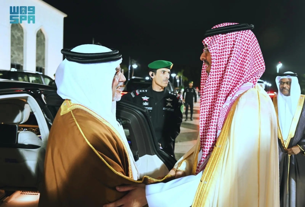 ولي عهد مملكة البحرين يغادر جدة