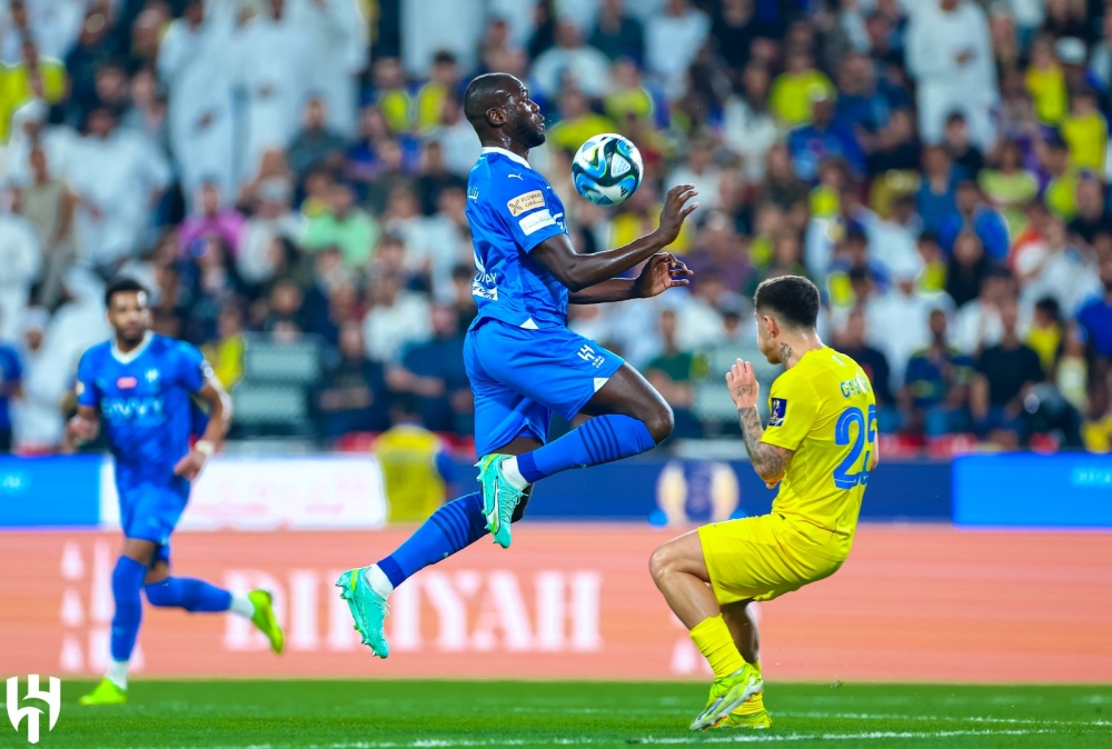 احصائيات الشوط الأول من ديربي الهلال والنصر