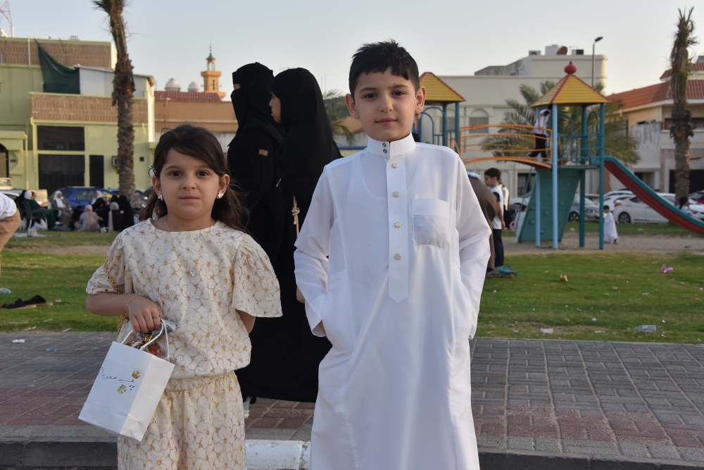 فرحة الأطفال بالعيد - اليوم 