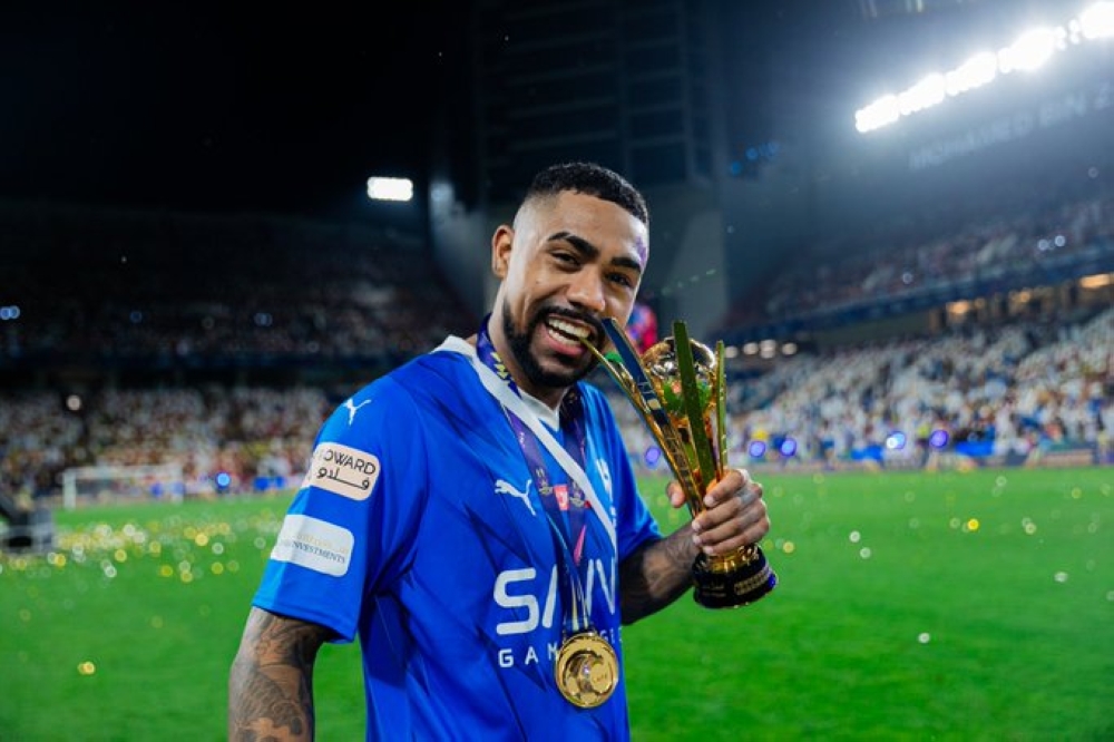 مالكوم: أشكر جماهير الهلال.. وهدفنا تحقيق كل الألقاب