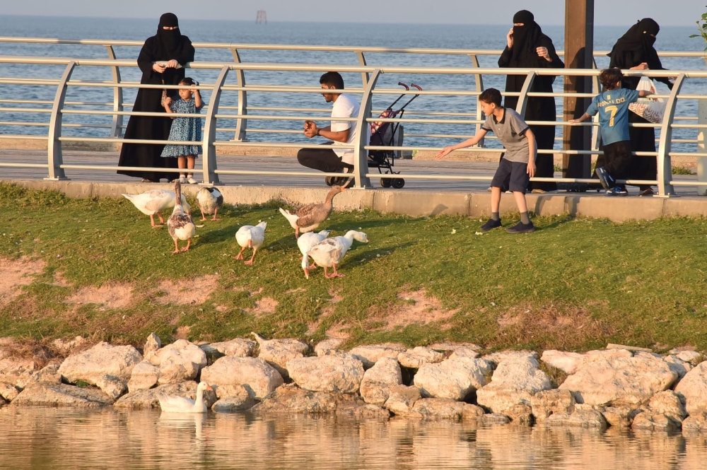 الألعاب المائية تجذب المتنزهين في الشرقية - اليوم 