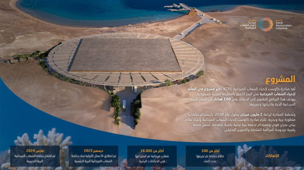 الأكبر من نوعه.. مشروع عالمي لإحياء الشعاب المرجانية في المملكة