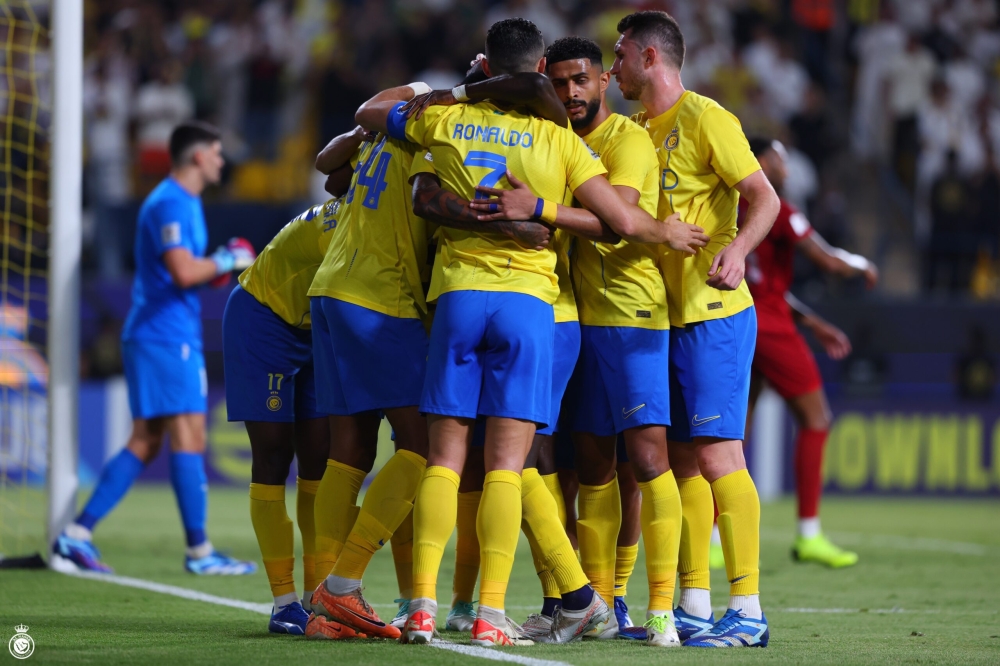 ثنائي النصر خارج الحسابات أمام الخليج